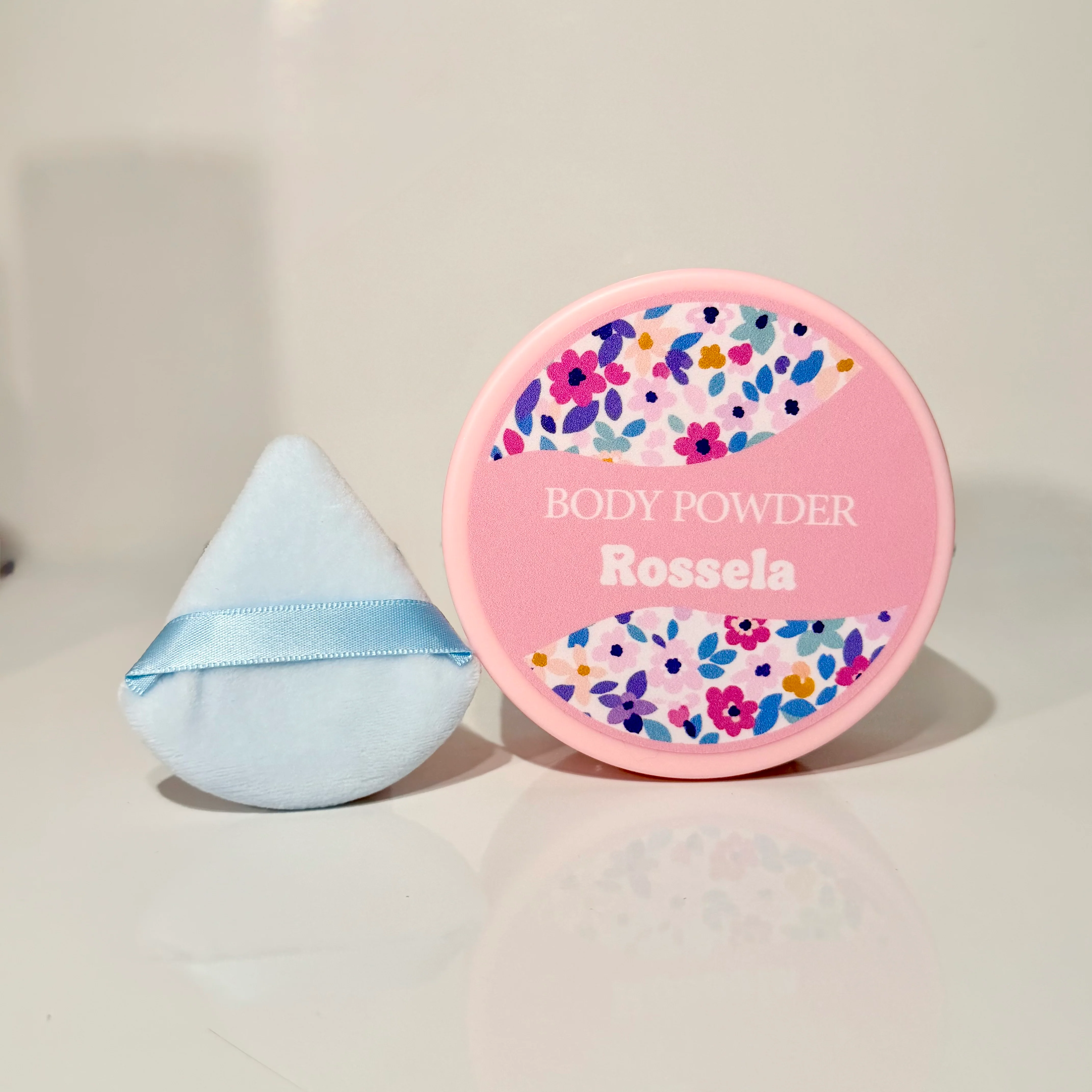 Rossela ( With Powder Puff ) Body powder